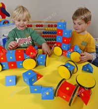 Набор Полидрон Магнитные блоки 3D (комплект на группу) - Оборудование для детских садов "УльтРРа", Екатеринбург