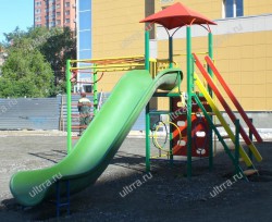 Игровой комплекс 19 скат пластик h=1,5 м ВИЗ-117 - Оборудование для детских садов "УльтРРа", Екатеринбург