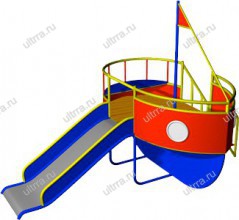 Горка «Кораблик» ВИЗ-140 - Оборудование для детских садов "УльтРРа", Екатеринбург