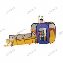 Палатка с тоннелем для детей "Джунгли", 220х100 см  арт.ЕДУ-4506-1 - Оборудование для детских садов "УльтРРа", Екатеринбург